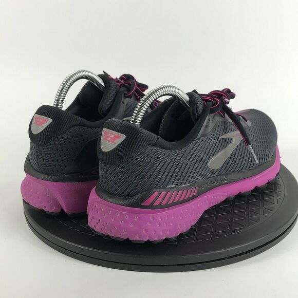 Brooks Adrenaline GTS 20 Black/Pink Running Shoes 1202961B062 Women’s Size 8.5 - Picture 5 of 12